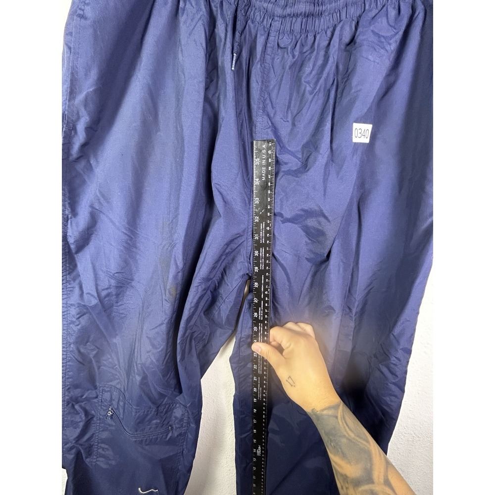 Vintage Nike Track Pants 00s Swoosh Nylon Y2K Men Size XXL - Picture 6 of 7